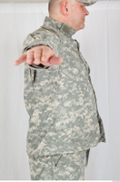  Photos Army Man in Camouflage uniform 6 20th century US Air force camouflage upper body 0008.jpg
